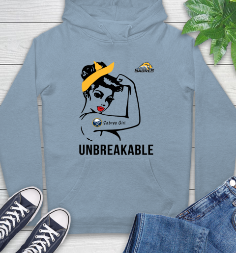 NHL Buffalo Sabres Girl Unbreakable Hockey Sports Hoodie 6