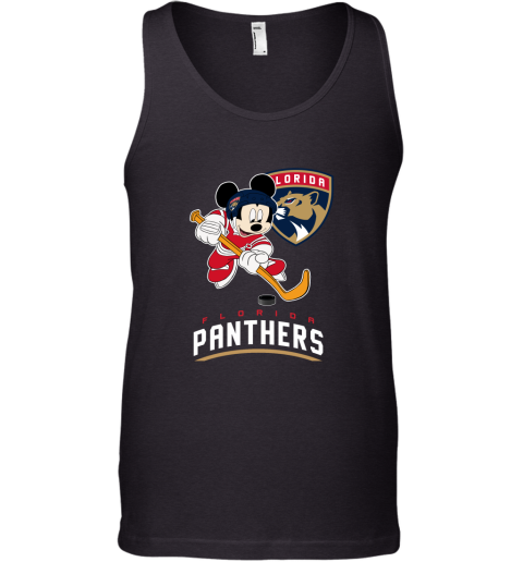 NHL Hockey Mickey Mouse Team Florida Panthers Tank Top