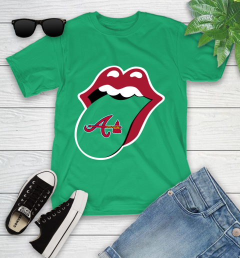 Atlanta Braves MLB Baseball Lips I Root For My Team Adoring Fan 108