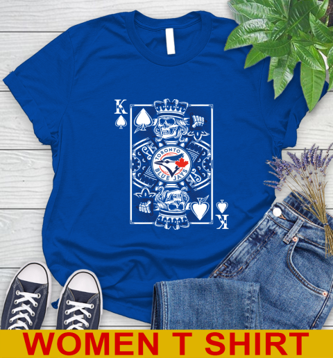 Toronto Blue Jays MLB Baseball The King Of Spades Death Cards Shirt Women's T-Shirt 10