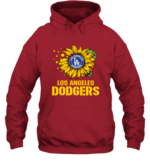 MLB, Sweaters, Mlb Los Angeles Dodgers Pull Over Hooded Sweater Stitches