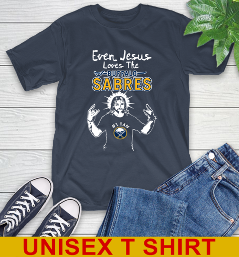 Buffalo Sabres NHL Hockey Even Jesus Loves The Sabres Shirt T-Shirt 3