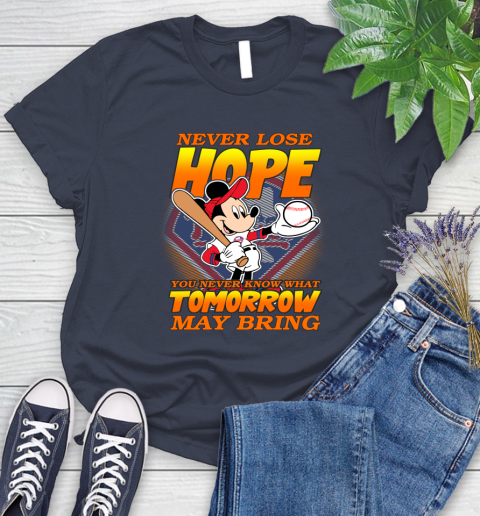 Philadelphia Phillies MLB Baseball Mickey Disney Never Lose Hope Women's T-Shirt 14