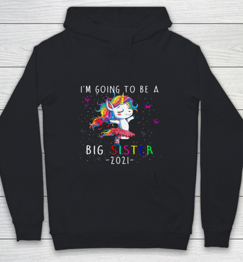 I m Going To Be A Big Sister Unicorn Cute Girls Gift Youth Hoodie