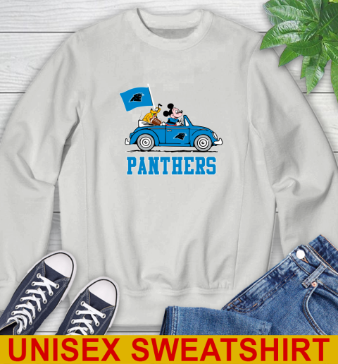 NFL Football Carolina Panthers Pluto Mickey Driving Disney Shirt Sweatshirt 6 NFL Football Carolina Panthers Pluto Mickey Driving Disney Shirt Sweatshirt - Image 6