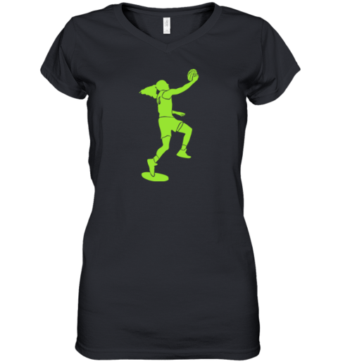 Sue Bird Seattle Storm Basketball Neon Premium Women's V-Neck T-Shirt