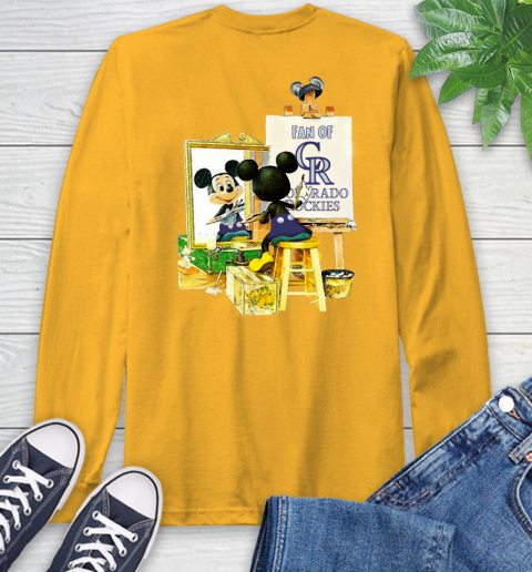 MLB Baseball Colorado Rockies Mickey Drawing Shirt 55
