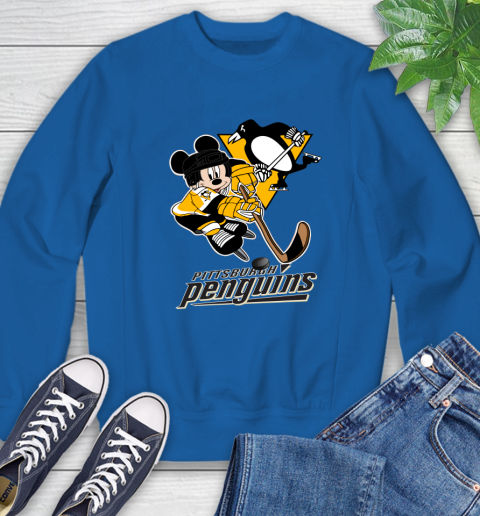 NHL Pittsburgh Penguins Mickey Mouse Disney Hockey T Shirt Sweatshirt 8