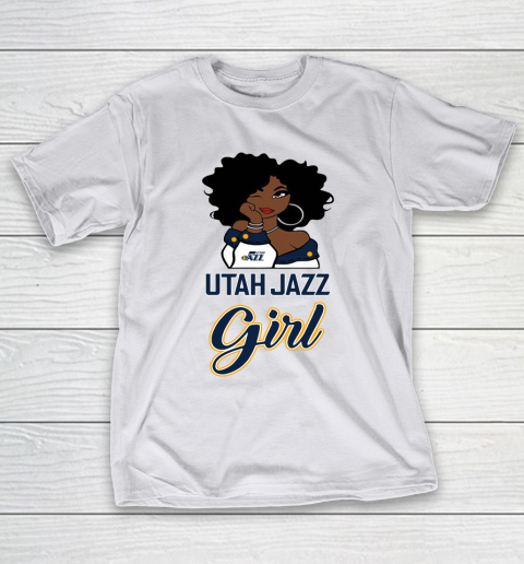 Gildan Utah Jazz Logo T-Shirt White 3XL