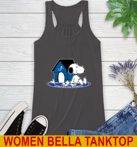 MLB Baseball Los Angeles Dodgers Snoopy The Peanuts Movie Shirt Racerback Tank 12