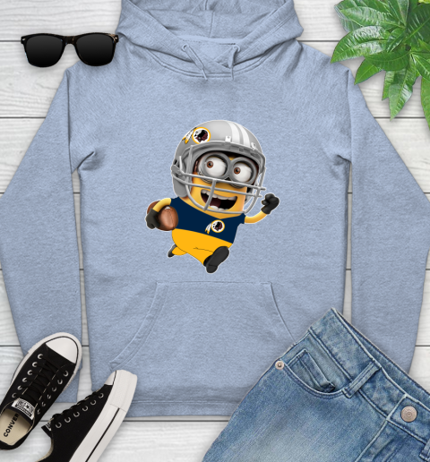 NFL Washington Redskins Minions Disney Football Sports Youth Hoodie 10