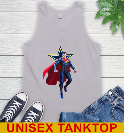 NFL Superman DC Sports Football Dallas Cowboys Tank Top 4