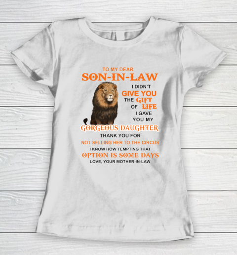 To My Dear Son In Law Women's T-Shirt