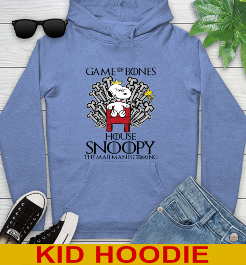 Game of bones house snoopy the mailman is coming tshirt 120