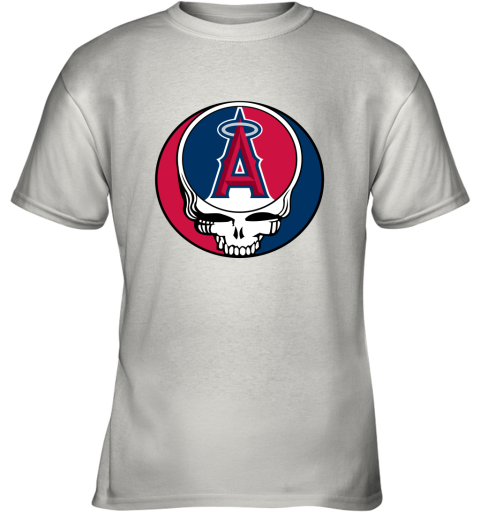 Los Angeles Angels The Grateful Dead Baseball Mlb Mashup Youth T-Shirt