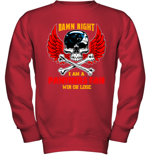 NFL Damn Right I Am A New York Jets Win Or Lose Skull Football Sports (2) AEMXvBxmq4K youth sweatshirt 47 95 151514 front red