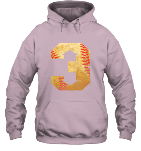 nihv three up three down baseball 3 up 3 down hoodie 23 front light pink