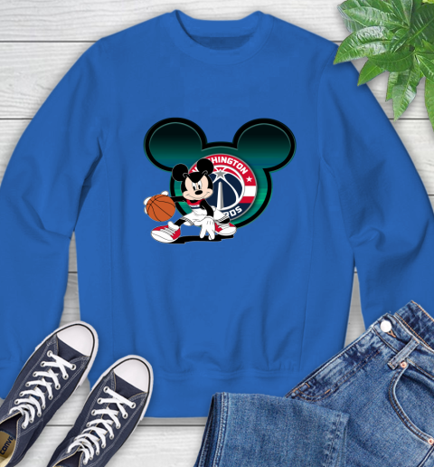 NBA Washington Wizards Mickey Mouse Disney Basketball Sweatshirt 8