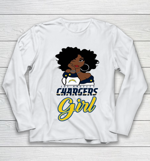 Los Angeles Chargers Girl NFL Youth Long Sleeve 2