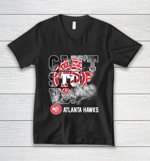 NBA Atlanta Hawks Basketball Can't Stop Vs V-Neck T-Shirt