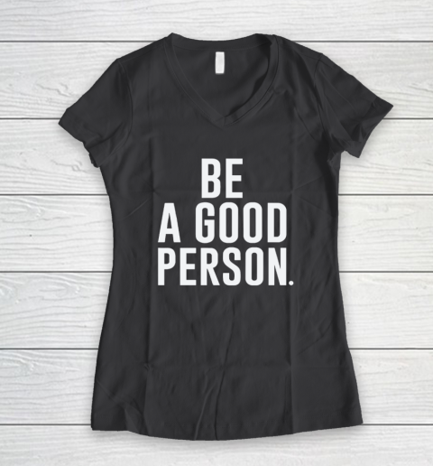 Jasson Domínguez Be A Good Person Women's V-Neck T-Shirt 4