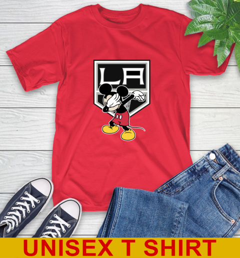 Los Angeles Kings NHL Hockey Dabbing Mickey Disney Sports T-Shirt 10