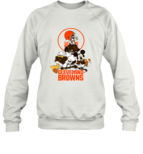 NFL Cleveland Browns Mickey Mouse Donald Duck Goofy Football Shirt Hoodie