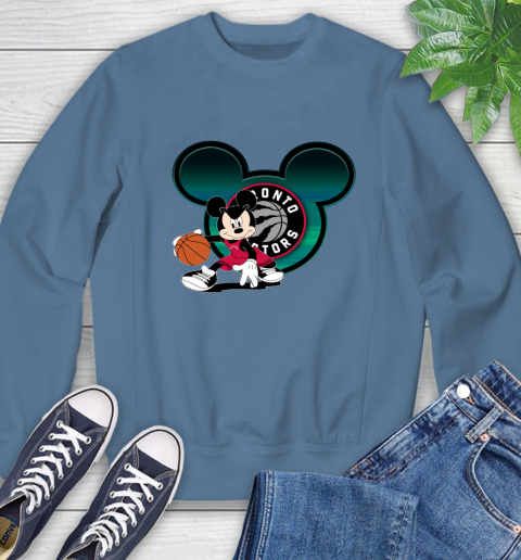 NBA Toronto Raptors Mickey Mouse Disney Basketball Sweatshirt 7