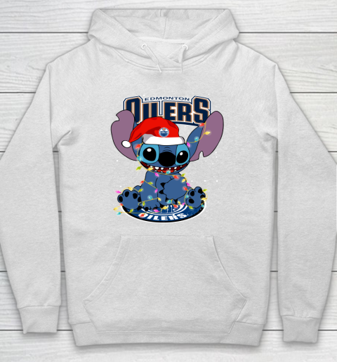 Edmonton Oilers NHL Hockey noel stitch Christmas Hoodie