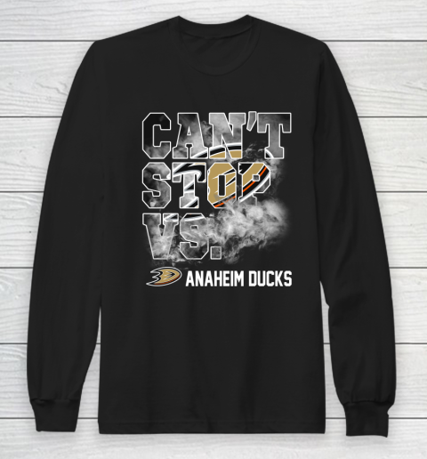 NHL Anaheim Ducks Hockey Can't Stop Vs Long Sleeve T-Shirt