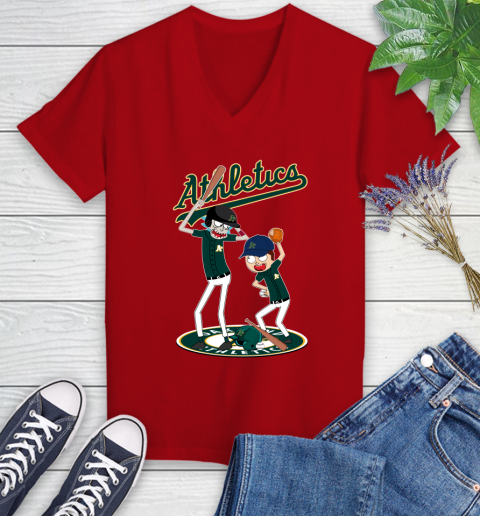 MLB Oakland Athletics Rick And Morty Baseball 88