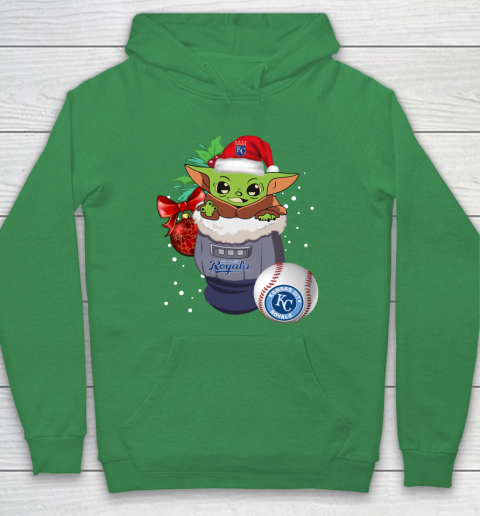 Kansas City Royals Christmas Baby Yoda Star Wars Funny Happy MLB Hoodie 8