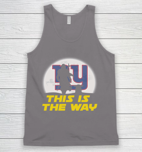New York Giants NFL Football Star Wars Yoda And Mandalorian This Is The Way Tank Top 6