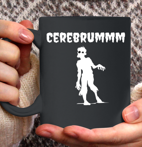 Funny Halloween Zombie Cerebrummm Ceramic Mug 11oz