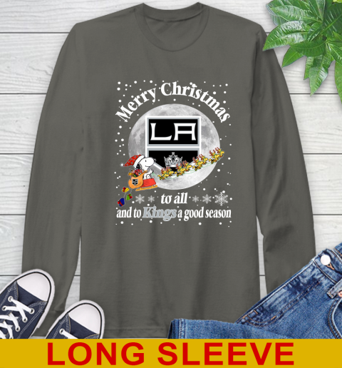 Los Angeles Kings Merry Christmas To All And To Kings A Good Season NHL Hockey Sports Long Sleeve T-Shirt 10