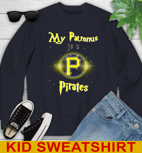 MLB Baseball Harry Potter My Patronus Is A Pittsburgh Pirates Youth Sweatshirt 2