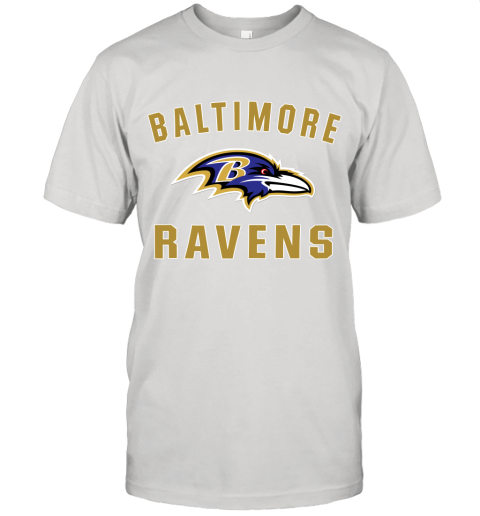 Men_s Baltimore Ravens NFL Pro Line by Fanatics Branded Gray Victory Arch T Shirt Unisex Jersey Tee