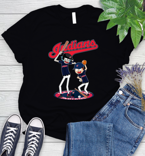 MLB Cleveland Indians Rick And Morty Baseball 92