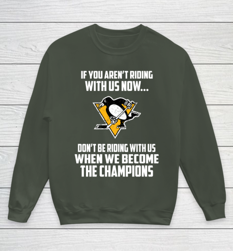 NHL Pittsburgh Penguins Hockey We Become The Champions Youth Sweatshirt 8
