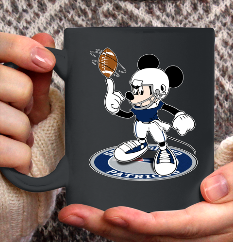 NFL Football New England Patriots Cheerful Mickey Disney Shirt Ceramic Mug 11oz