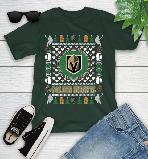 Vegas Golden Knights Merry Christmas NHL Hockey Loyal Fan Ugly Shirt 104