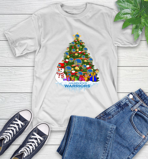Golden State Warriors Merry Christmas NBA Basketball Sports T-Shirt
