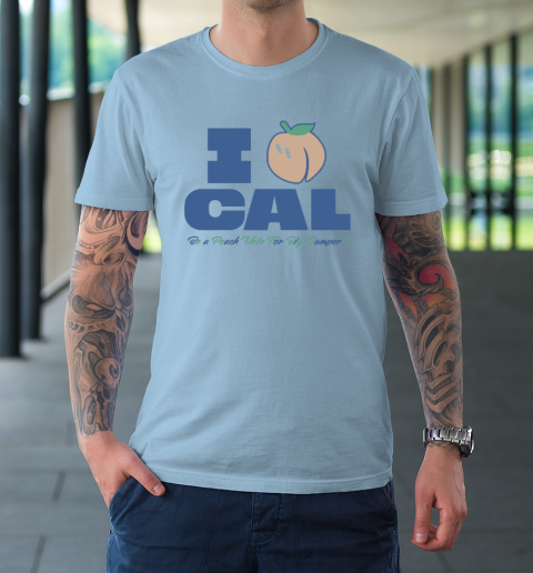 Bryan Woo I Peach Cal Be A Peach Vote For Big Dumper T-Shirt 5