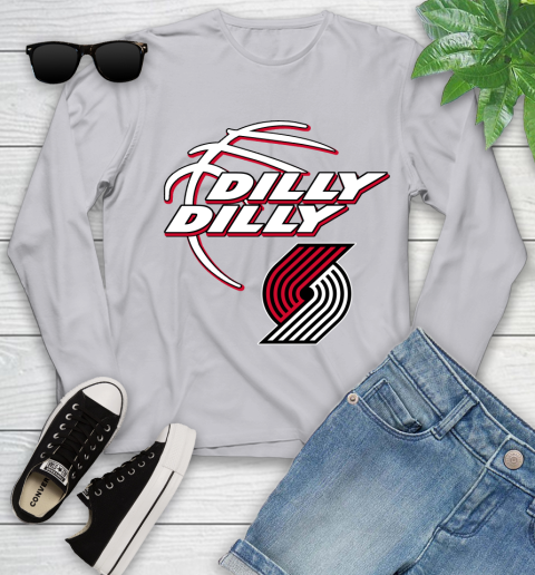 NBA Portland Trail Blazers Dilly Dilly Basketball Sports Youth Long Sleeve 5