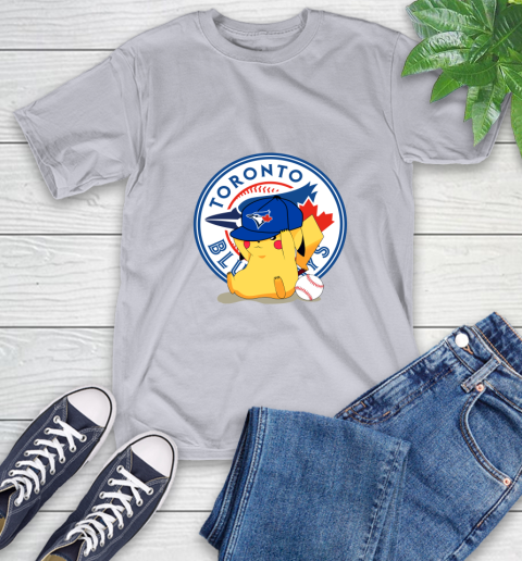 MLB Pikachu Baseball Sports Toronto Blue Jays T-Shirt 6