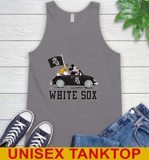 MLB Baseball Chicago White Sox Pluto Mickey Driving Disney Shirt Tank Top 7