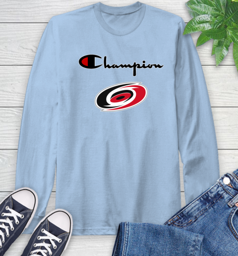 NHL Hockey Carolina Hurricanes Champion Shirt Long Sleeve T-Shirt 6