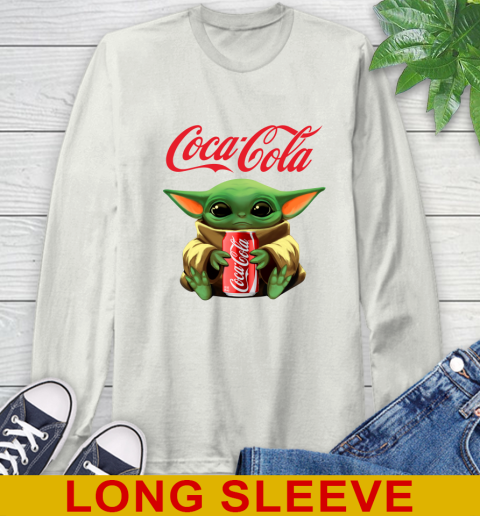 Star Wars Baby Yoda Hugs Coca Cola Soft Drink Shirt 69