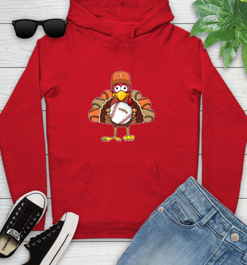 San Francisco Giants Turkey thanksgiving Youth Hoodie 11