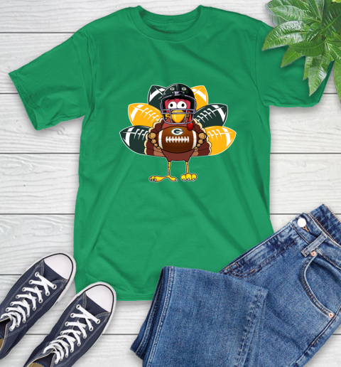 Green Bay Packers Turkey Thanksgiving Day T-Shirt 7